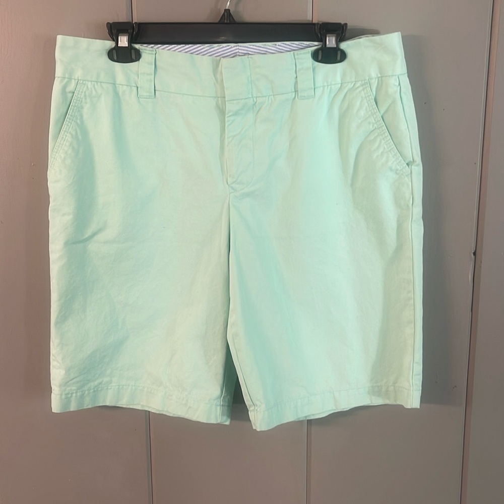 Tommy Hilfiger Chino Shorts Green Preppy Soft Girl Vintage Americana Women’s 12